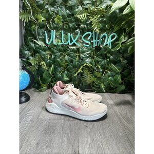 Nike Womens Free RN 2018 942837-802 Pink Running Shoes Sneakers Sz 7 Black Lace